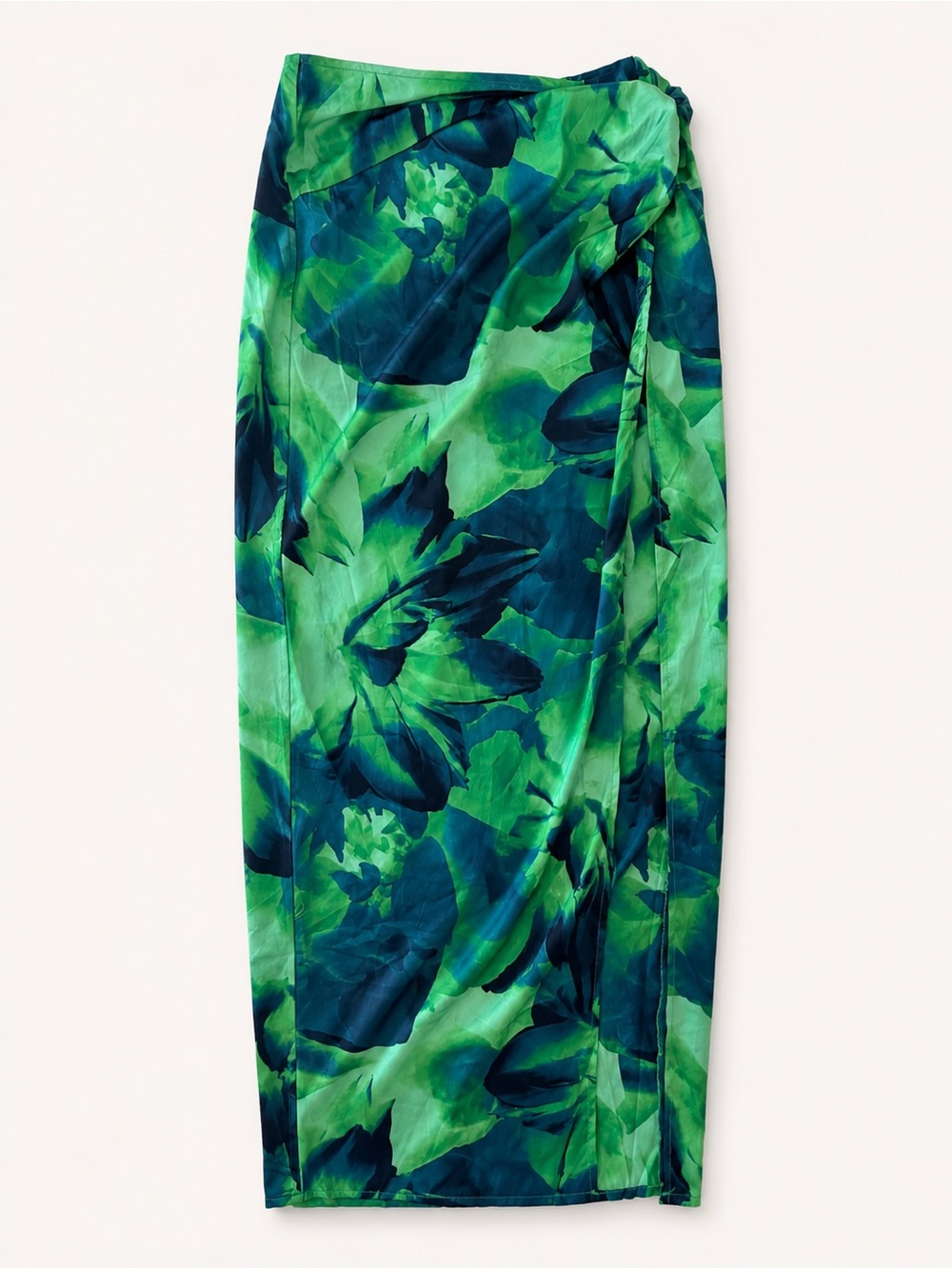 Runaway the Label Floral Wrap Maxi Skirt